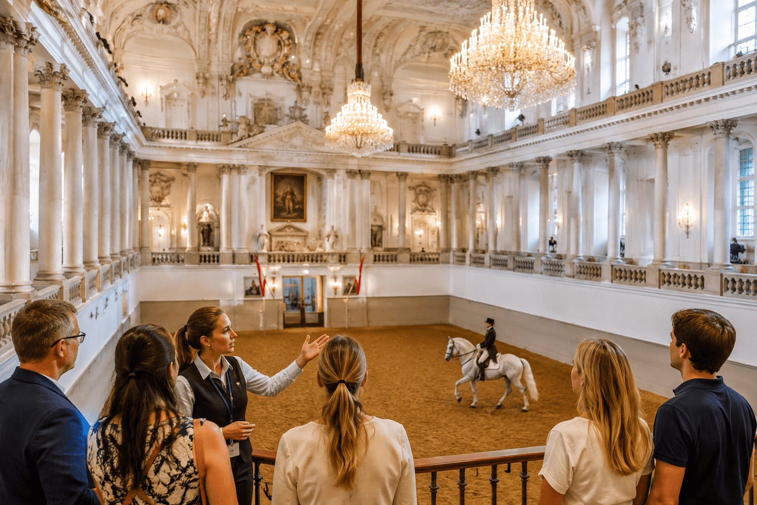 The Hofburg Palace in Vienna, home to the Spanish Riding School since the 16th century